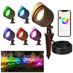 LED Solid Brass Outdoor Garden Light